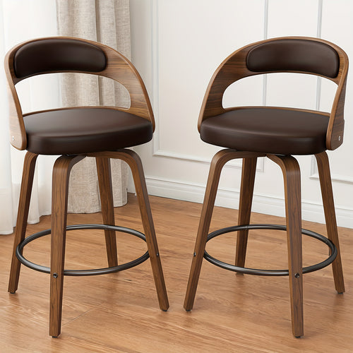 Modern 26" Counter Height Bar Stools Set Of 2